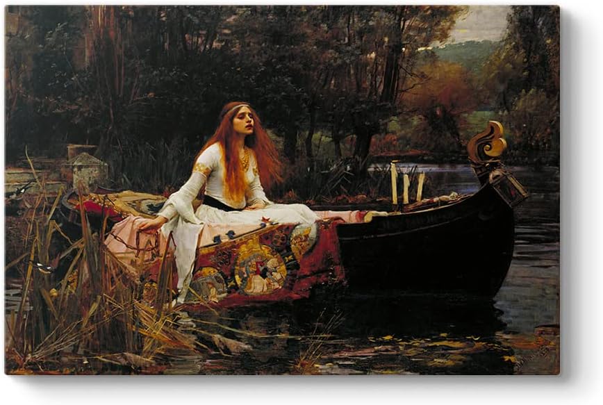 John William Waterhouse - Shalott'un Leydisi Tablosu 140 x 100