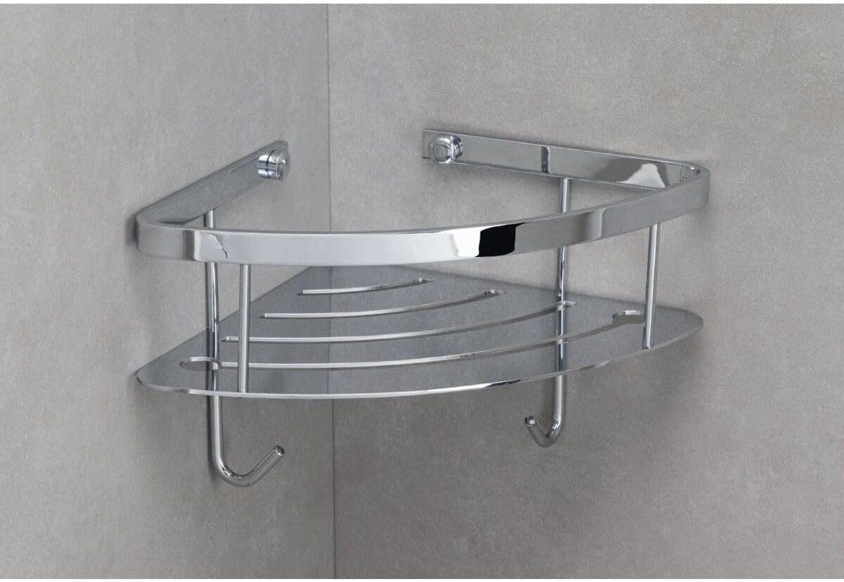 System Banyo Duş Raf Sistemi Krom Renk 152X197X280 Mm