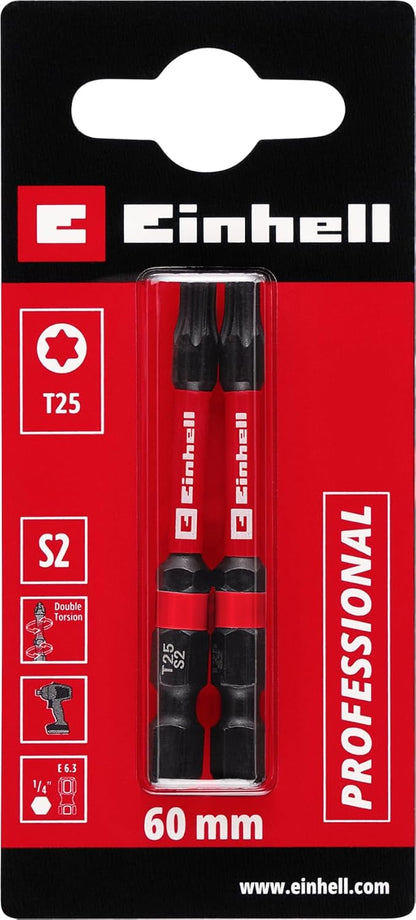 Torx bits uç 60 mm T25 S2 2 adet - 49132180