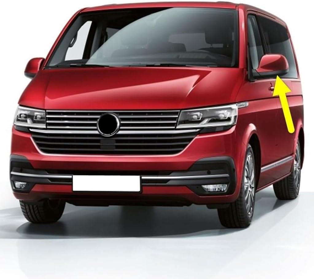 Sol Dış Dikiz Ayna Alt Kapağı Siyah 7E1857603B VW Transporter ile uyumlu 2020-2022