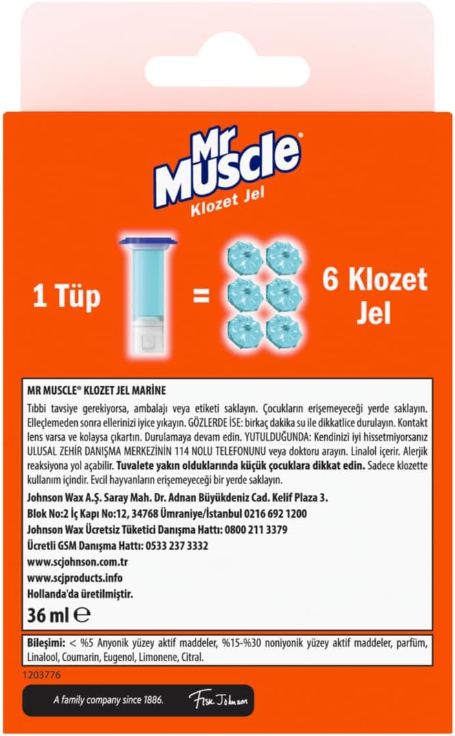 Mr. Muscle Klozet Jel Marine Tuvalet Temizleyici