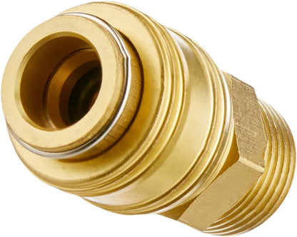 Orijinal Nipel R1/2" (kompresör aksesuarı, sağlam pirinçten yapılmış, pnömatik hortumlar için) - 4139209
