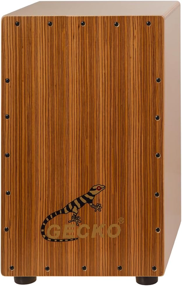 Gecko CL10ZB Zebra Wood Tap-BirchWood Body Cajon