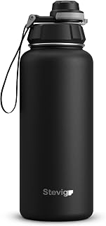 1 Hand Leak-Proof Sızdırmaz Çelik Termos 1000 Ml Black ST-210