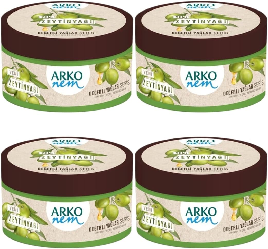 ARKO Nem Krem Değerli Yağlar Zeytinyağlı 250 Ml 4'lü Set, TYBD2LX9J3QW2DAU82