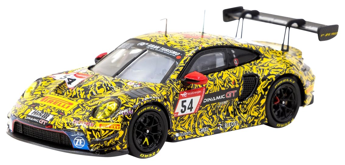 スピードマスタージャパン(Speedmaster Japan) TARMACWORKS 1/64 Porsche 911 GT3 R Nurburgring 24h 2023 C. Engelhart/A. Güven/L. Heinrich/L. Vanthoor Bitmiş Ürün T64-084-23NUR54