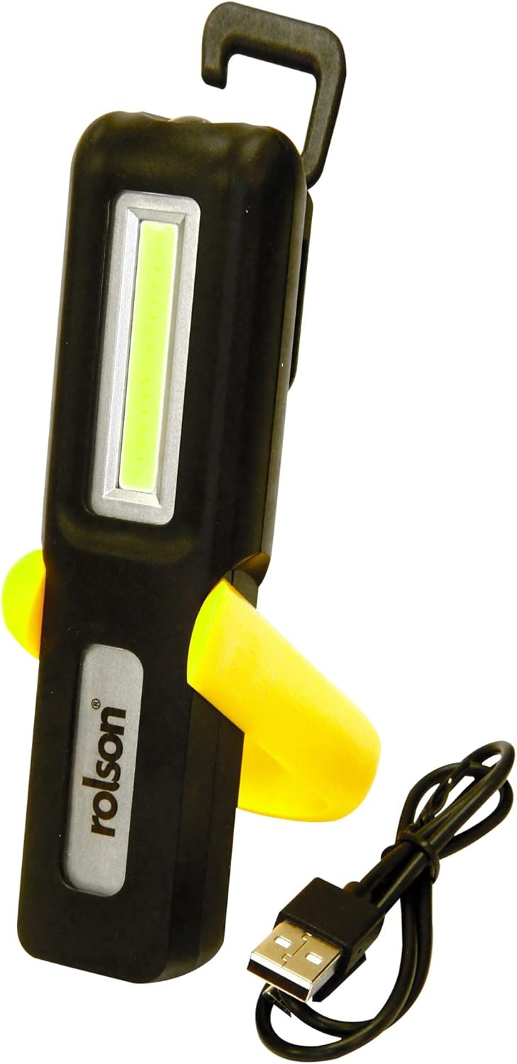 61467 3W USB Rechargeable COB Torch & Lamp