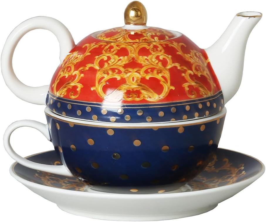Art Clarissa Tek Kişilik Demlik & Fincan Set