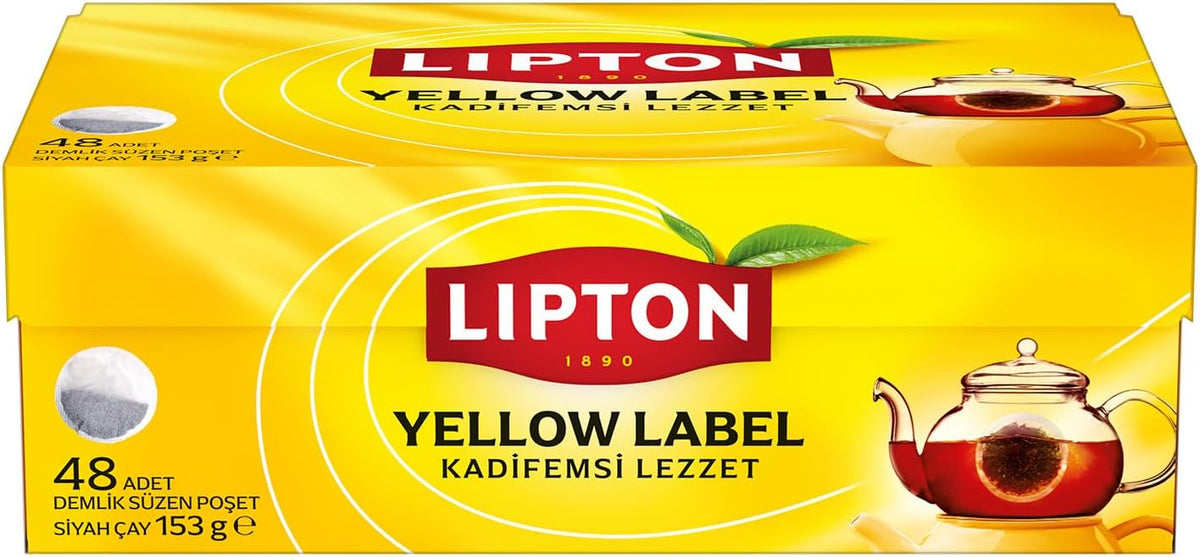 Lipton Yellow Label Demlik Poşet Çay 48'li Paket