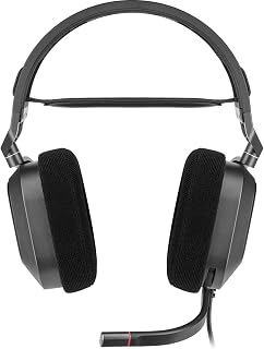Corsair HS80 RGB USB Oyuncu Kulaklığı, Dolby 7.1 Surround, Dinamik RGB Aydınlatma, Discord Sertifikalı, Siyah (CA-9011237-EU)