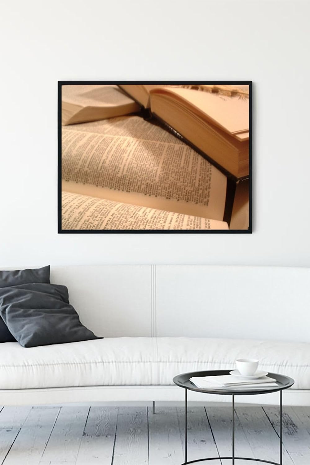 Postermanya (pster11715) Sanatsal Kitap Çerçeveli Tablo 2 (50x70cm)