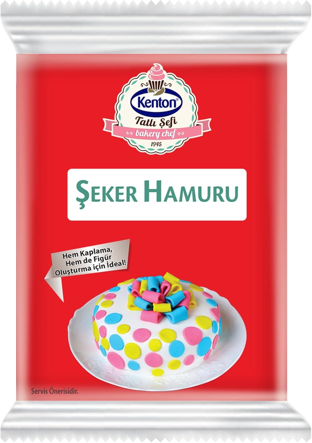 Tatlı Şefi Kırmızı Şeker Hamuru 200g