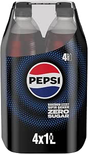 Pepsi Zero Sugar Kola Pet 4 x 1 L