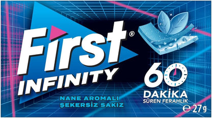 First Infinity 60 Dk Nane Aromalı Şekersiz Sakız 27 gr
