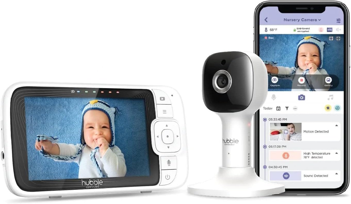 HUBBLE NURSERY PAL CLOUD WİFİ-Connect 5’’ Dijital Ekranlı Bebek Kamerası