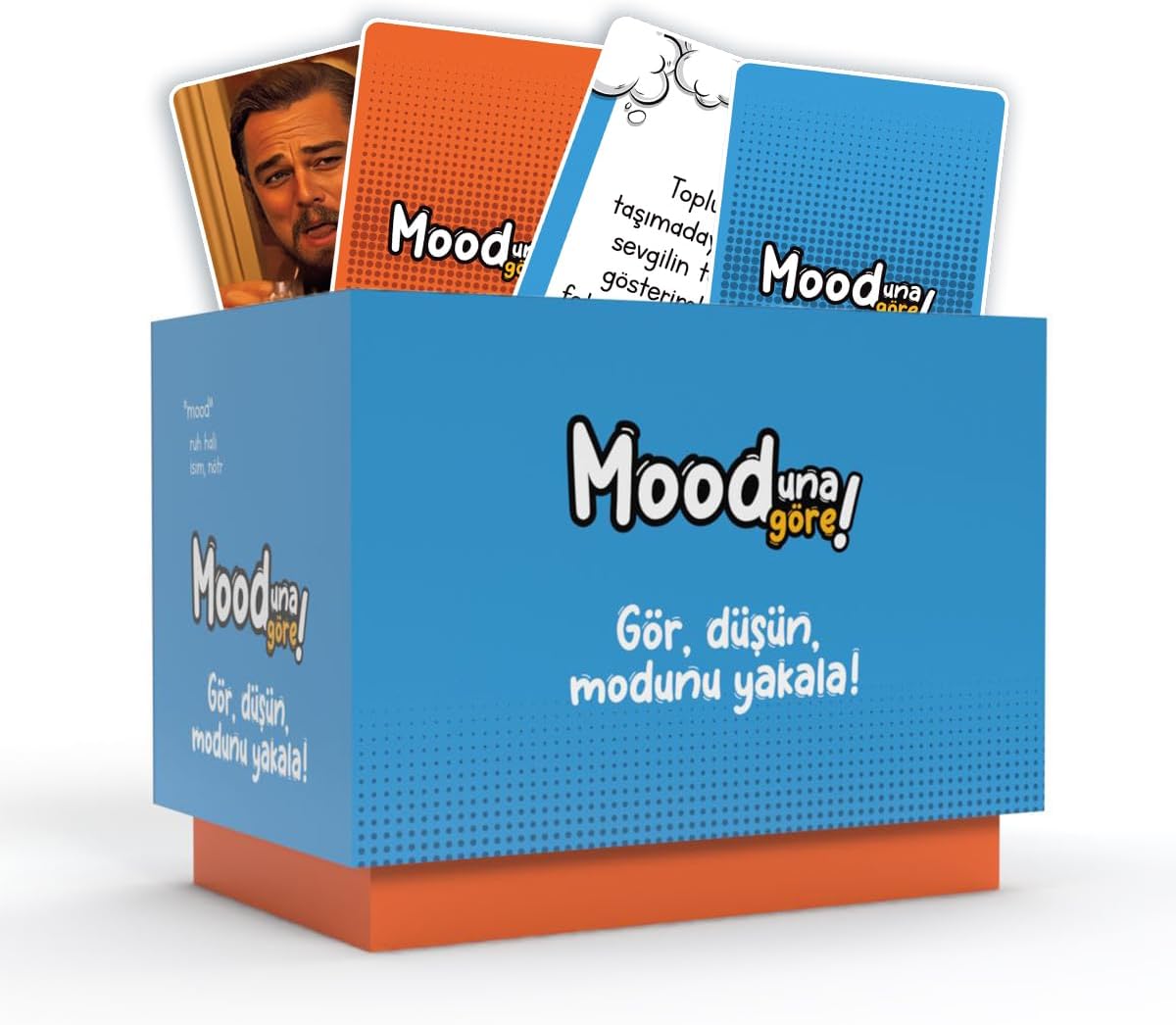Desmond Mooduna Göre Komik Mood Oyunu, Arkadaş ve Aile İçin Kutu Oyunu, Kart Oyunu, 216 Kart
