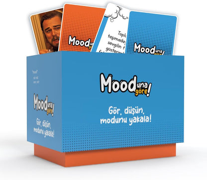 Desmond Mooduna Göre Komik Mood Oyunu, Arkadaş ve Aile İçin Kutu Oyunu, Kart Oyunu, 216 Kart