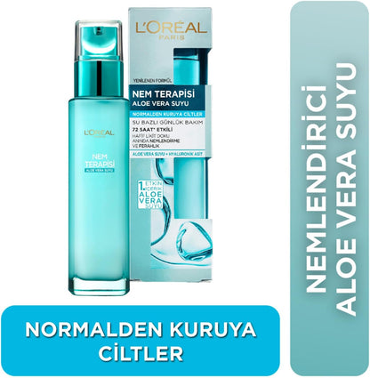 L'Oreal Paris Nem Terapisi Aloe Vera Suyu Normalden Kuruya Ciltler