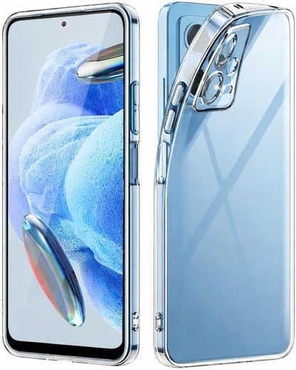 Xiaomi Redmi Note 12 Pro 5G ile Uyumlu Kılıf Şeffaf Silikon Kamera Korumalı 3D