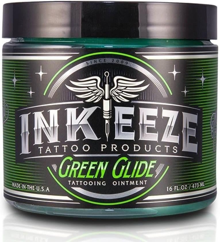 INK-EEZE Green Glide Dövme Bakım Merhemi - 473 ML
