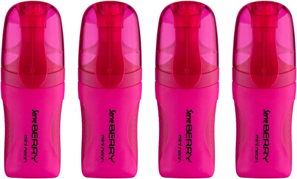 MINI FOSFORLU KALEM PEMBE 4LU SET