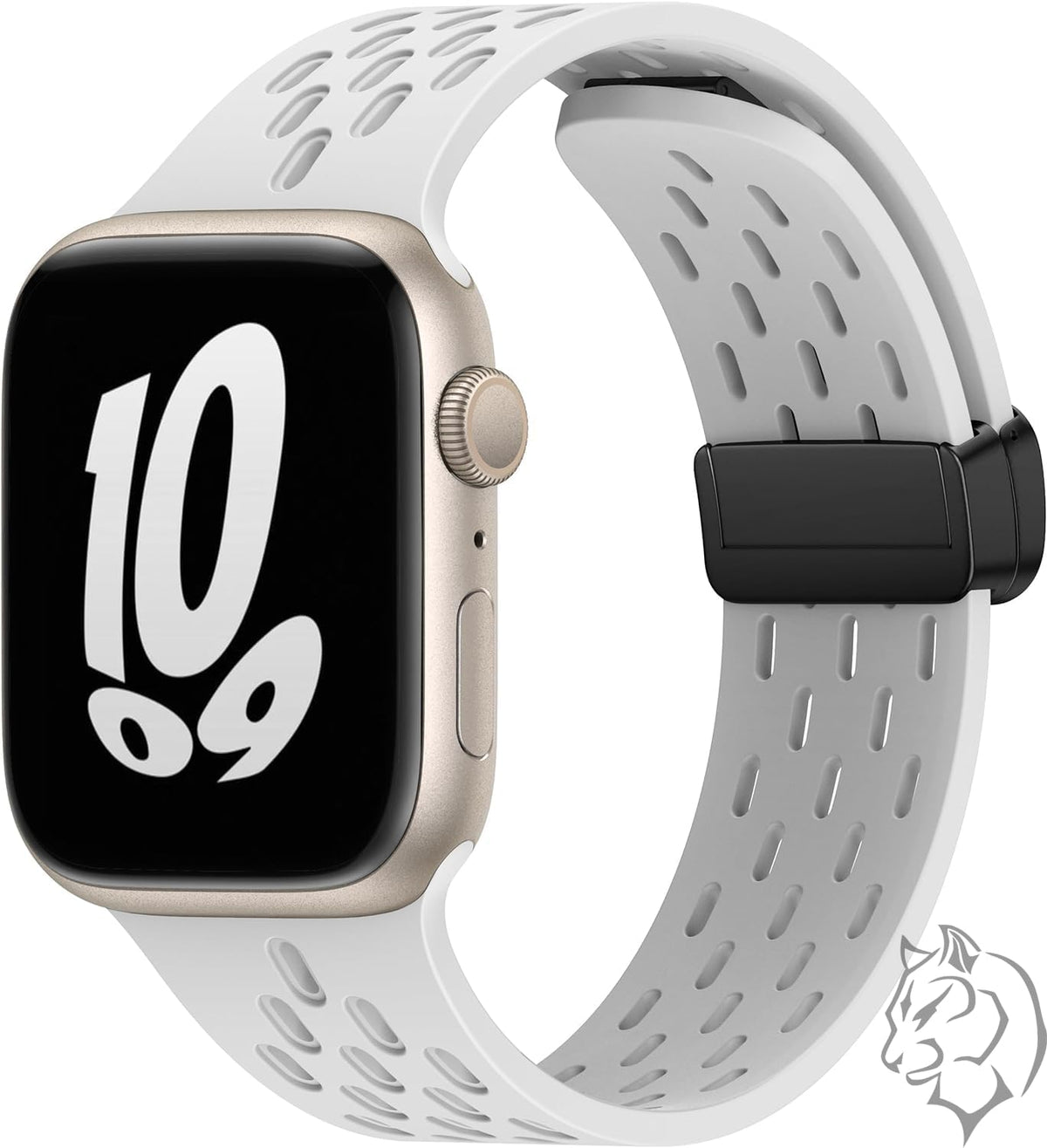 Apple Watch için Manyetik Ter Önleyici Spor Kordon, Suya Dayanıklı, Nefes Alabilen Silikon Kayışlar. iWatch Ultra SE Serisi 9/8/7/6/5/4/3/2/1,Kadın Erkekler için, 42mm 44mm 45mm 49mm,