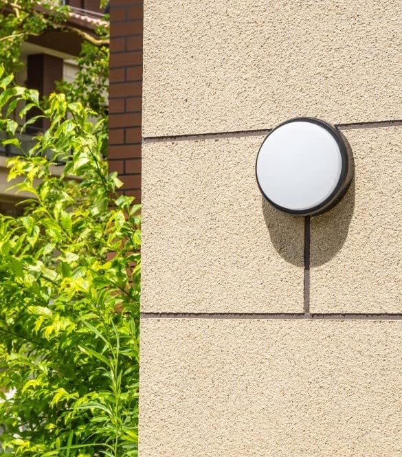 15W Artos Siyah Led Nem Su Geçirmez Banyo Bahçe Balkon Modern Tavan Duvar Lambası Beyaz Işık 6500K IP65 Dış Mekan Kullanıma Uygun