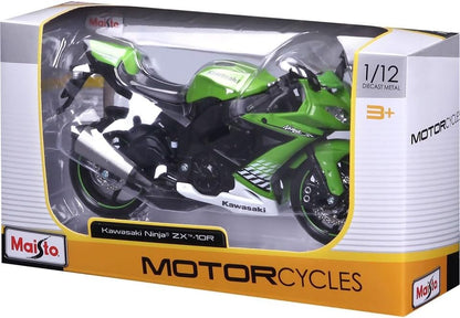 KAWASAKİ ZX10 RR 1:12 ÖLÇEK MAİSTO LİSANSLI(18CM)
