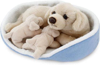 Animals Of The World Sepette Yavrulu Labrador Peluş Oyuncak