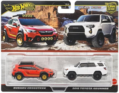 JBK98 Premium 2'li Paket Subaru Crosstrek / 2018 Toyota 4Runner Araç Oyuncağı Mini Araba 3 Yaş ve Üzeri Çoklu