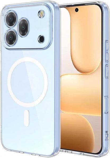 Honor 600 Pro 5G için Kılıf MagSafe Clear Sararmaz Şeffaf [Honor 600 Pro 5G ile Uyumlu Kılıf - Şeffaf]