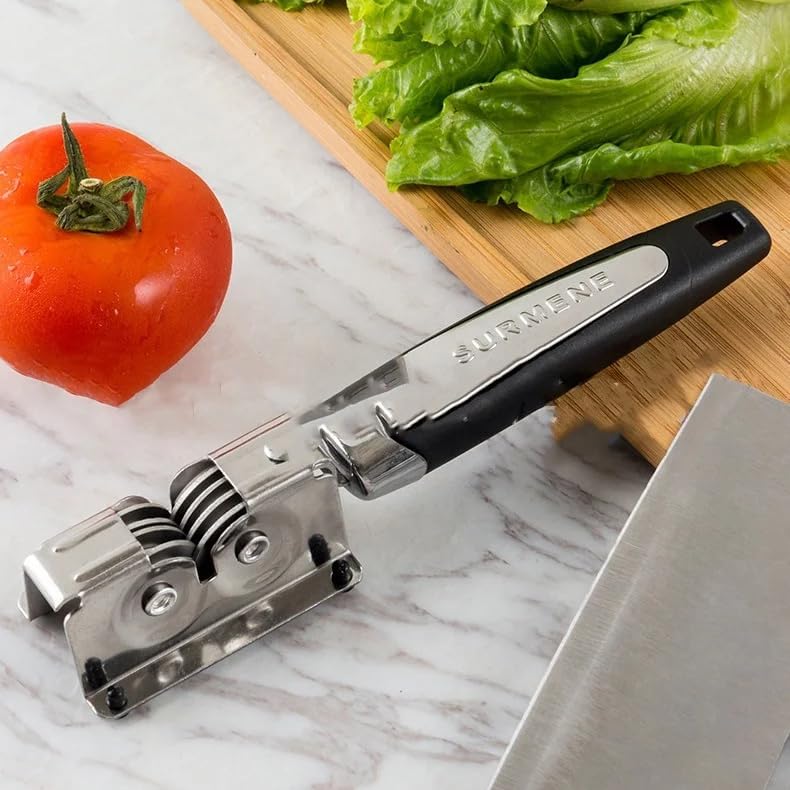Çelik Bıçak Bileme Aleti,Metal Bıçak Bileyici,Çekmeli Kolay Kullanım Pratik Bıçak Bileme Aleti