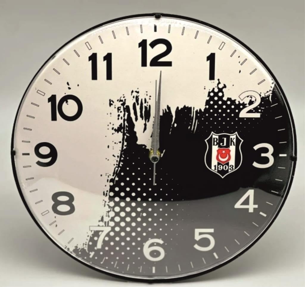 Beşiktaş Lisanslı Duvar Saati Grafikli