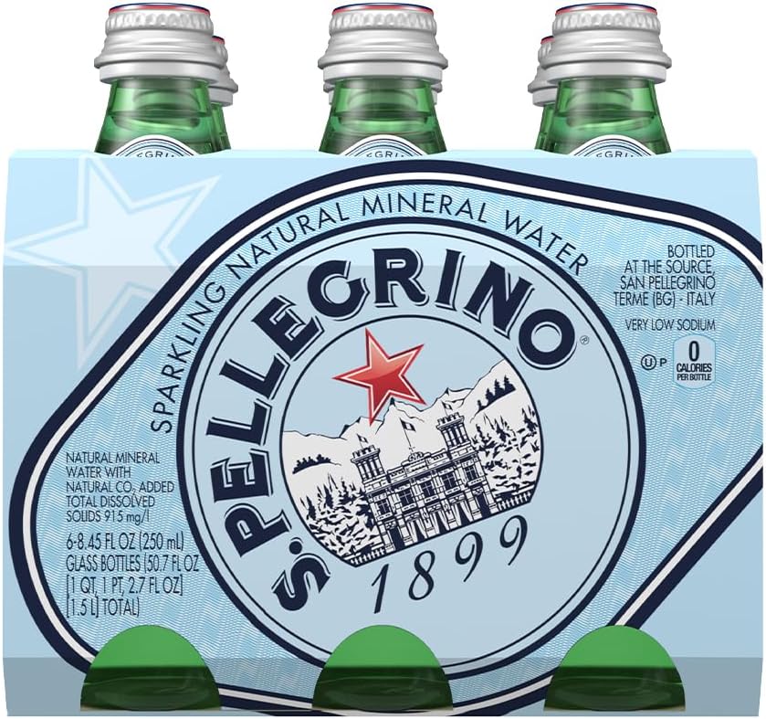 San Pellegrino Doğal Mineralli Su Cam Şişe 6x250 ml