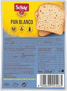 Schar Pan Blanco Glutensiz Beyaz Ekmek 250 gr