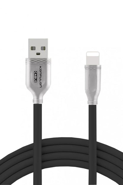 Konfulon S48 Lightning Kablo iphone Uyumlu 1M 3A - Siyah
