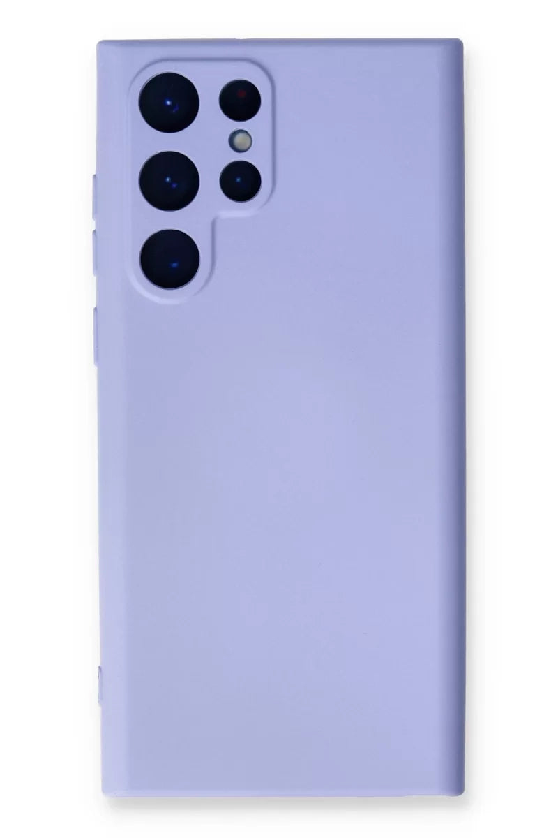 Samsung Galaxy S24 Ultra Kılıf Nano içi Kadife Silikon - Lila