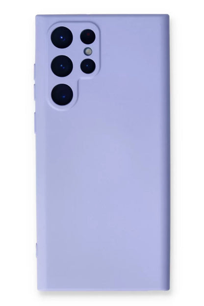 Samsung Galaxy S24 Ultra Kılıf Nano içi Kadife Silikon - Lila