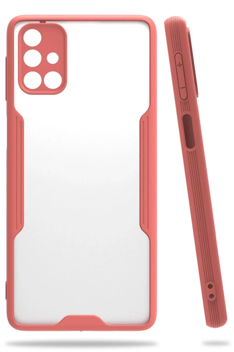 Samsung Galaxy M31S Kılıf Platin Silikon - Pembe
