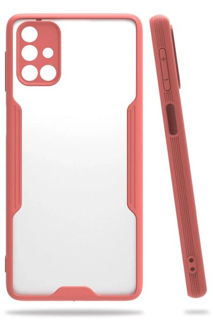 Samsung Galaxy M31S Kılıf Platin Silikon - Pembe