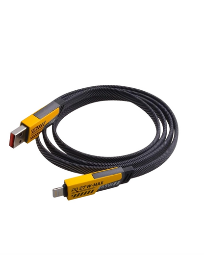 65w 4'ü 1 Arada Çoklu Şarj Kablosu – Usb-c, Usb-a, Lightning, Veri Ve Şarj Desteği Yeni Nesil