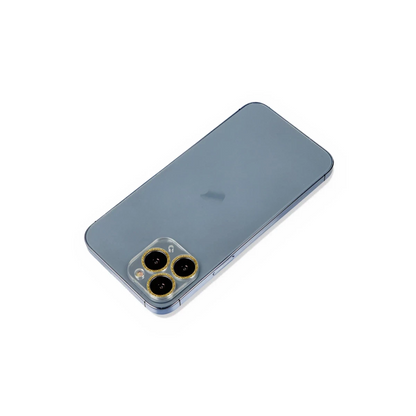 Apple iPhone 11 Pro Shine Kamera Lens Koruma Cam - Gold