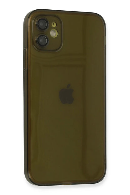 Apple iPhone 12 Kılıf Fly Lens Silikon - Siyah