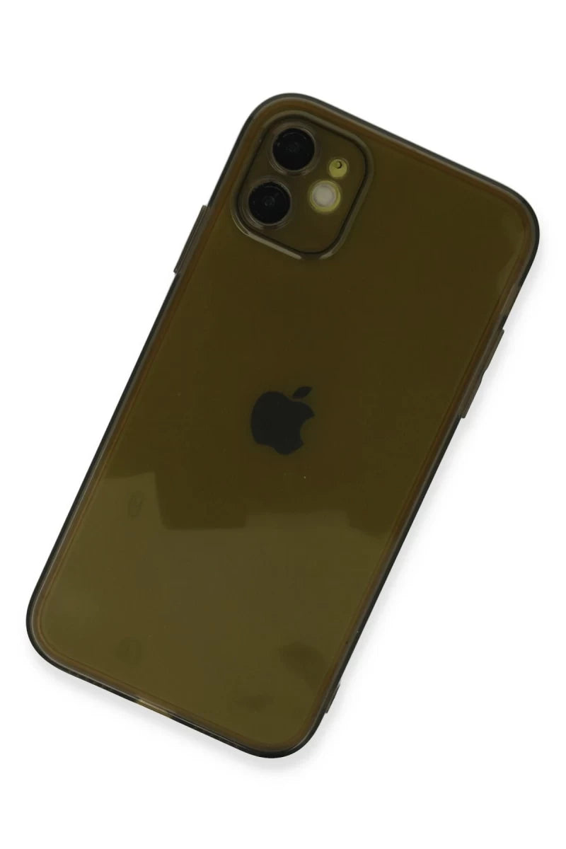 Apple iPhone 12 Kılıf Fly Lens Silikon - Siyah