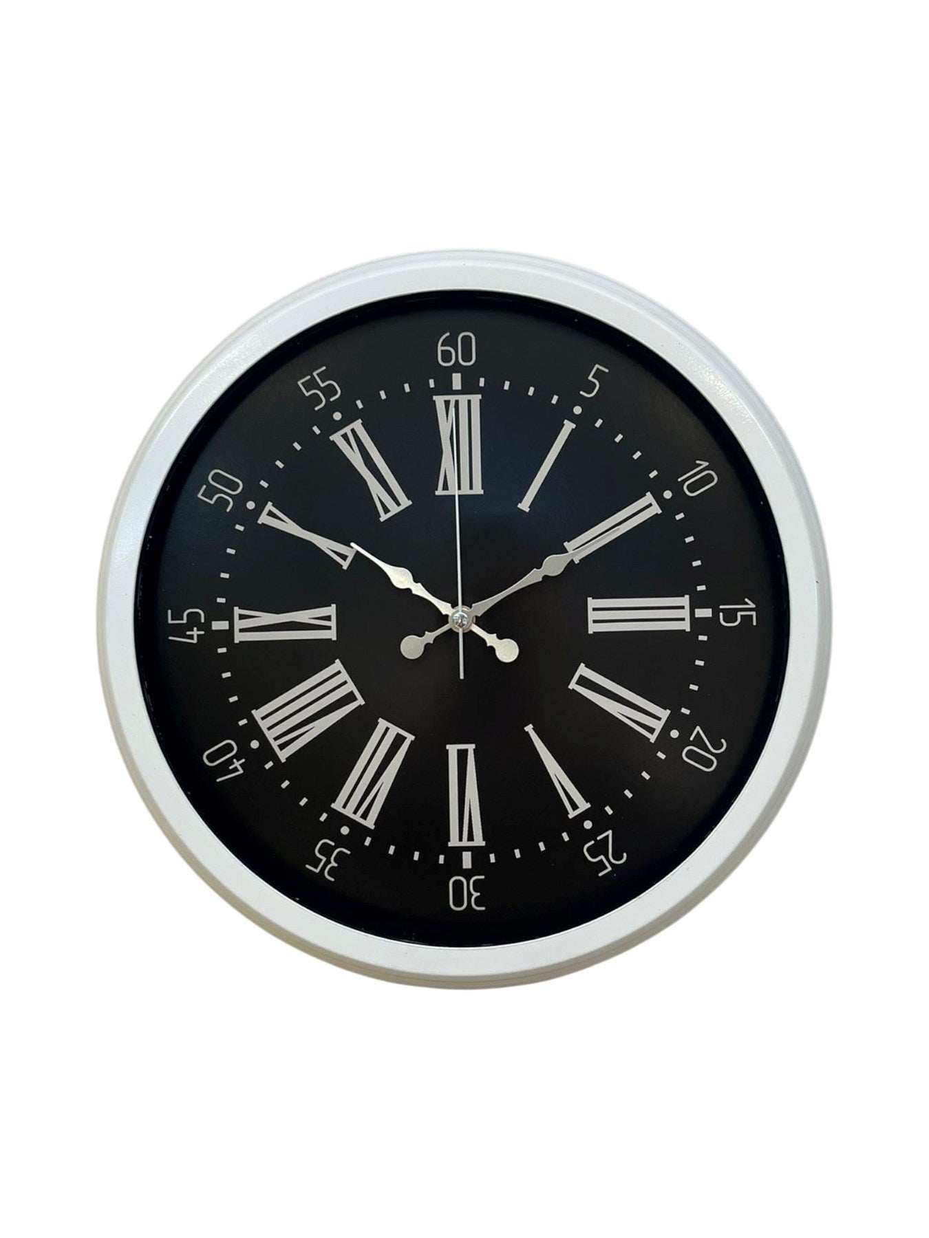 Elegance White 40 Cm Metal Duvar Saati