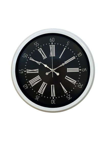 Elegance White 40 Cm Metal Duvar Saati