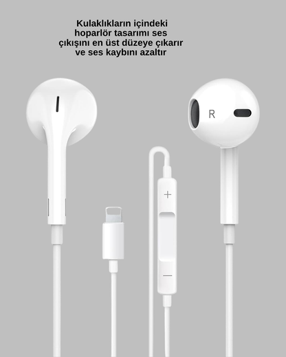 Ergonomik Tasarımlı Stereo Ses Performanslı Kablolu Kulaklık Yeni Nesil