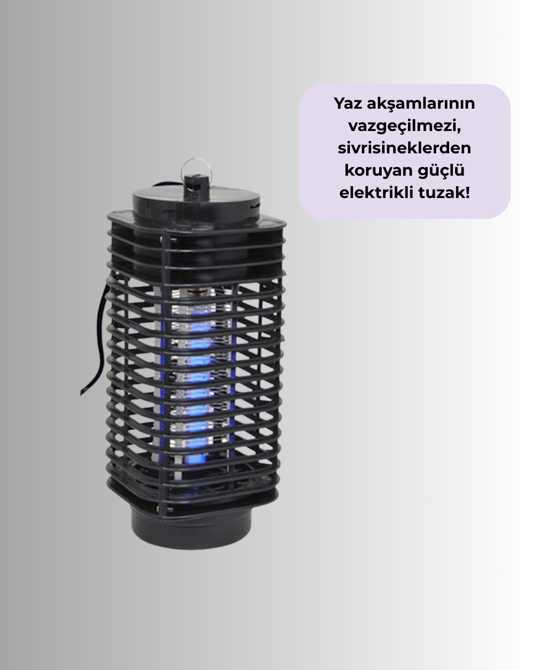 Uzun Ömürlü Elektrikli Sivrisinek Katili – Sessiz Çalışma, Güçlü Performans