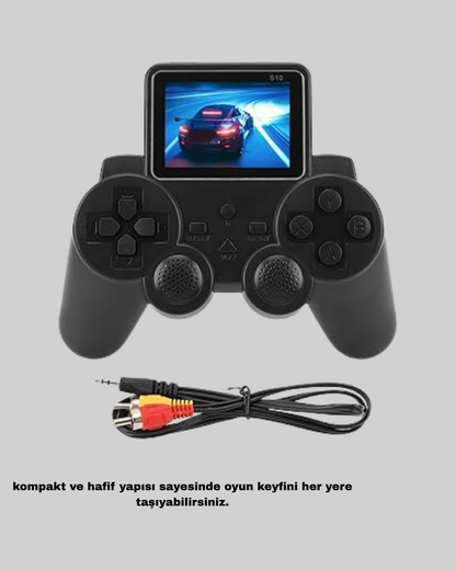 Mini Retro Oyun Konsolu S10 2.8 İnç Ekran Taşınabilir Klasik Atari Yeni Nesil