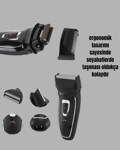 Erkekler İçin Folyo Başlıklı Tıraş Makinesi
